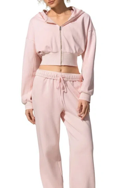 Lilysilk Seamflow Drift Zip-up In Pink