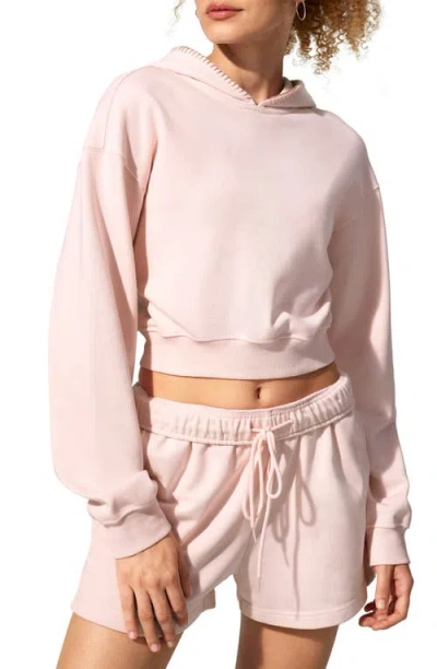 Lilysilk Seamflow Poise Pullover In Pink