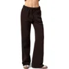 Lilysilk Seamflow Stride Sweatpants In Brown
