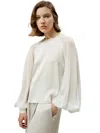 Lilysilk Silk Blouse With Raglan Sleeves For Women In White
