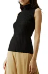 Lilysilk Silk-cashmere Blend Knit Top For Women In Black
