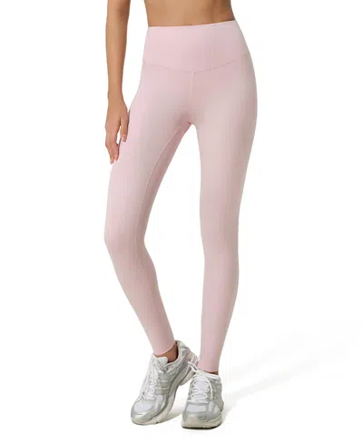Lilysilk Silk Contour High Rise Soft Ease Leggins In Pink