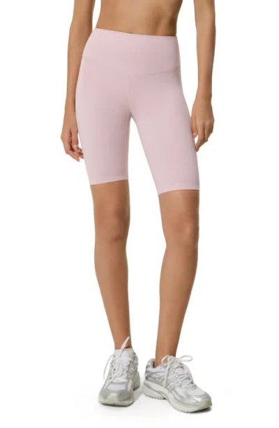 Lilysilk Silk Contour Second Skin Biker Shorts In Pink