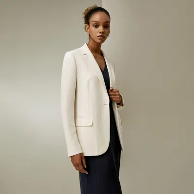 Lilysilk Silk Sleek Blazer In Neutral