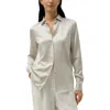Lilysilk Spread Collar Silk Shirt In Neutral