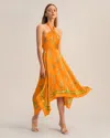 Lilysilk Spring Waltz Handkerchief Dress For Women In Multi