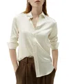 Lilysilk Tailored Silk Shirt In White