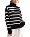 Lilysilk The Tarra Stripe Sweater In Multi