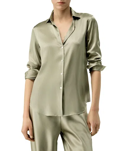 LILYSILK TIMELESS SILK CHARMEUSE SHIRT