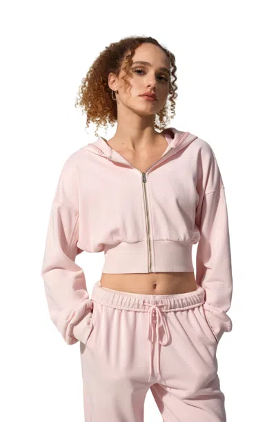 Lilysilk Women's Seamflow Drift Zip-up In Pink