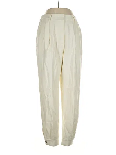 Pre-owned Lilysilk Wool Pants In Ivory