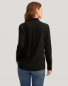 Lilysilk Wrinkle Free Basic Silk Shirt In Black