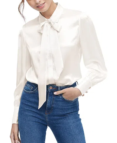 Lilysilk X Women's Mim 2 In 1 Silk Shirt In White