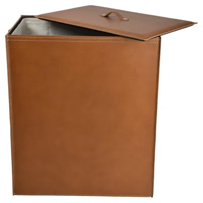 Pre-owned Limac Design Minimal Laundry Basket Peter Standard In Brown