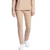 Lime & Vine Kylie Word Knit Panel Sweatpants Jogger Pants In Brown In Brown