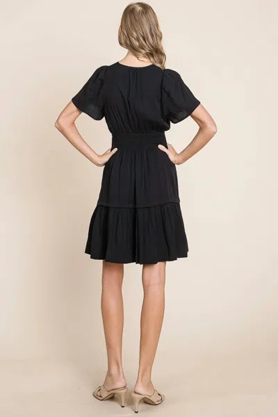 Lime + Chili Sara Mini Dress In Black