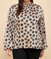 Lime N Chili Animal Print Satin Top In Leopard Print In Multi