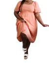 Lime N Chili Enchanting Days Ahead Dress In Pink Polka Dot In Multi