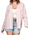Lime N Chili Linen Shirt - Plus In Pink In Pink