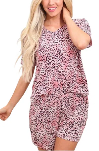 Lime N Chili No Drama Animal Set In Coral In Pink