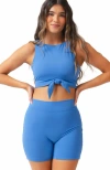 Lime Ricki Swimwear Bike Short