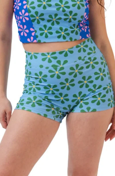 Lime Ricki Swimwear Boy Short In Calcada