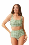 Lime Ricki Swimwear Reversible Ultra High-waist Bottom