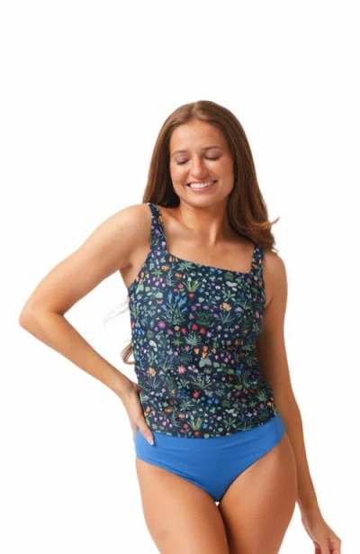 Lime Ricki Swimwear Square Neck Tankini Top