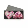 Lime Tree Design Heart & Soul - Box Of Two Lavender Hearts Made With Liberty Fabric In Multi