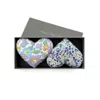 Lime Tree Design Lavender Ladies Box Of Two Lavender Hearts Made With Liberty Fabric