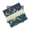 Lime Tree Design Men's Single Boxed Hanky Made With Liberty Fabric Blue Strawberry Thief