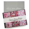 Lime Tree Design Men's Three Hankies Made With Liberty Fabric - Tickled Pink In Multi