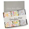 Lime Tree Design Men's Three Hankies Made With Liberty Fabric Saffron In Multi