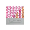 Lime Tree Design Set Of Two Men's Cotton Hankies Pink And Orange Birds In Multi