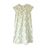Lime Tree Design Women's Audrey Shift: Large Leaf Green In Green