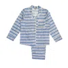 Lime Tree Design Women's Blue Fish Pyjamas In Blue