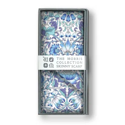 Lime Tree Design Women's Blue Skinny Scarf Lodden Morris Collection