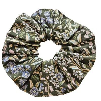 Lime Tree Design Women's Green Hair Scrunchie Bluebell Tapestry