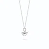Lime Tree Design Women's Mini Bird Pendant Necklace Sterling Silver In Metallic