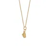 Lime Tree Design Women's Penguin Necklace 14ct Solid Gold