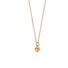 Lime Tree Design Women's Tiny Heart Charm Necklace Gold Vermeil