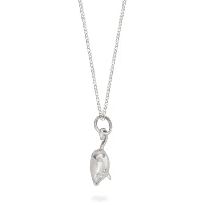 Lime Tree Design Women's Tiny Mouse Charm Necklace Sterling Silver