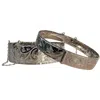 Lime Tree Design Women's Wide Hand Engraved Vintage Style Bangle Sterling Silver In Nude