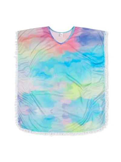 Limeapple Kids'  Alexa Caftan Coverup In Multi