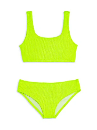 Limeapple Kids'  Crinkle Bikini Swimsuit