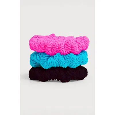 Limeapple Kids'  Crinkle Hair Scrunchie 3 Piece Set