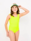 Limeapple Kids'  Crinkle One Piece Swimsuit