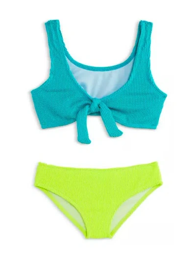 Limeapple Kids'  Crinkle Tie Bikini Swimsuit