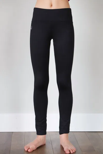 LIMEAPPLE GIRLS' ACTIVE LEGGINGS IN BLACK