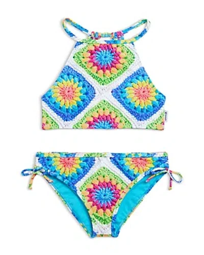 Limeapple Girls' Aolani Two-piece Swimsuit - Big Kid In Multi
